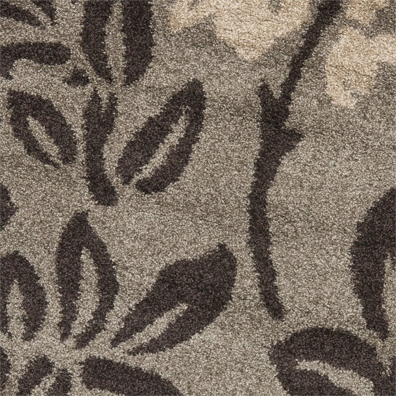 Safavieh Florida Shag 5' Round Power Loomed Rug