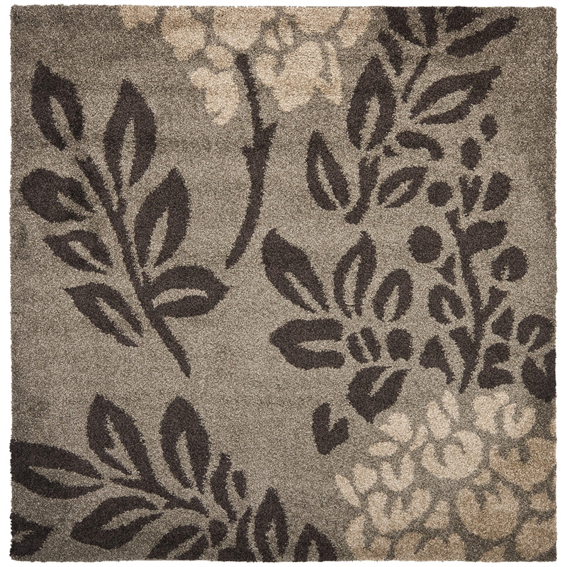 Safavieh Florida Shag 5' Square Power Loomed Rug