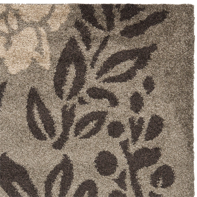 Safavieh Florida Shag 5' Square Power Loomed Rug