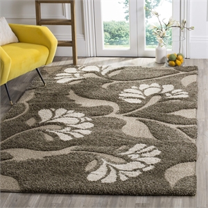 Safavieh Florida Shag 4' Square Power Loomed Rug