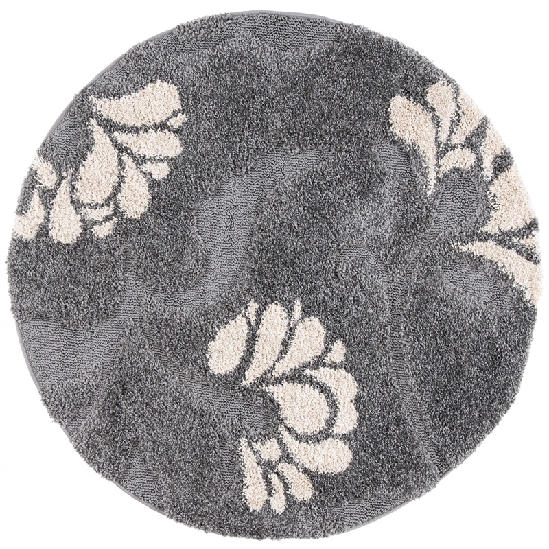 Safavieh Florida Shag 4' Round Power Loomed Rug