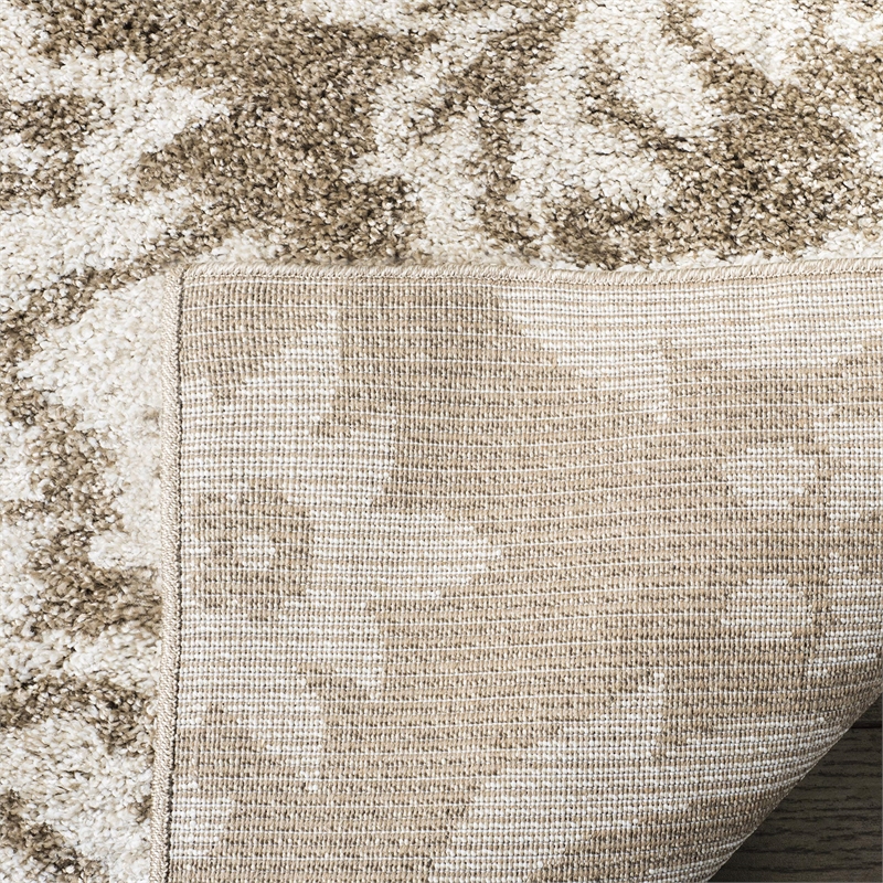 Safavieh Florida Shag 4' Square Power Loomed Rug