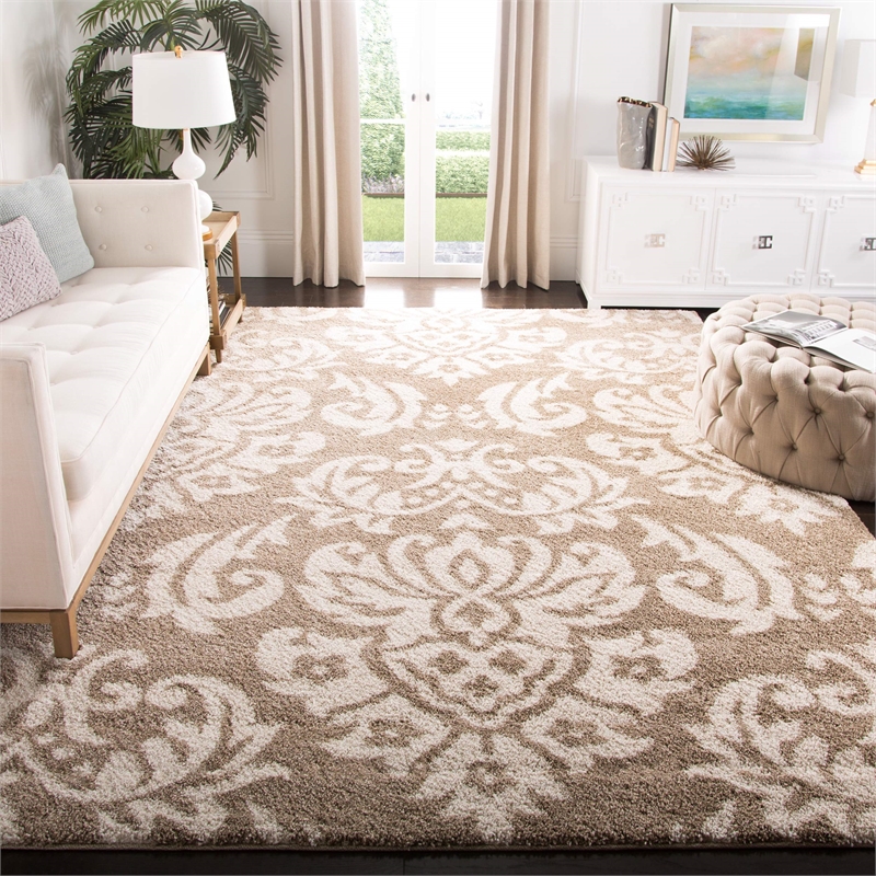 Safavieh Florida Shag 5' Square Power Loomed Rug