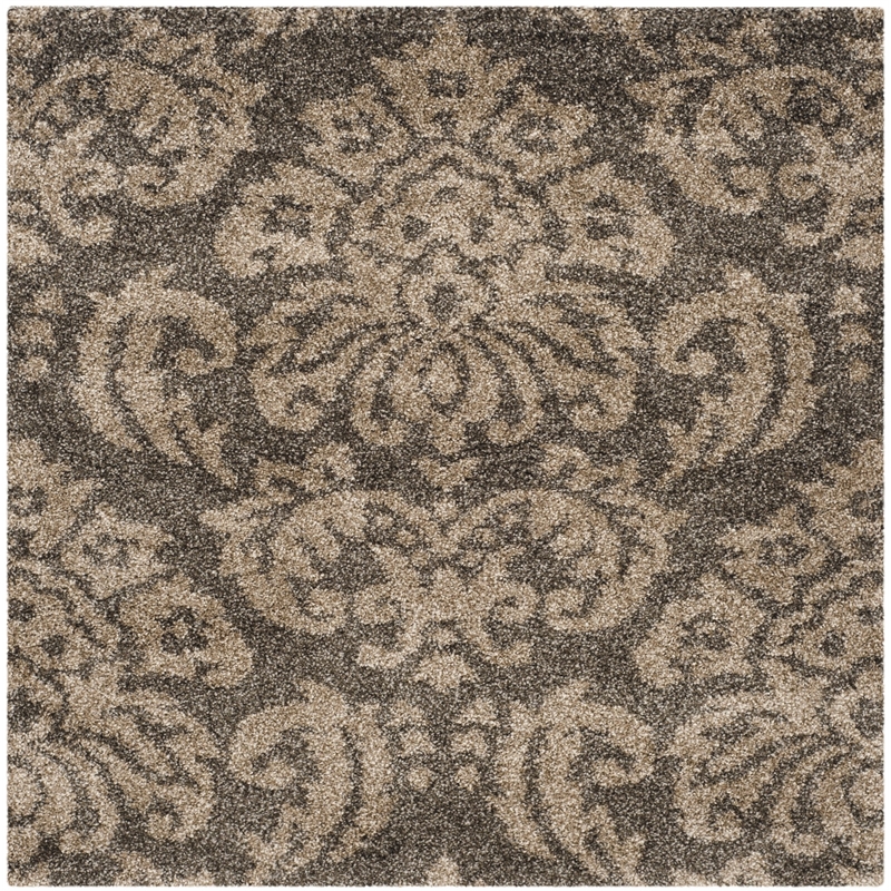 Safavieh Florida Shag 4' Square Power Loomed Rug
