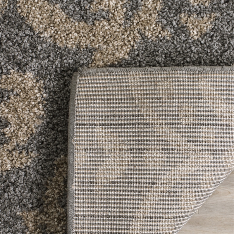 Safavieh Florida Shag 4' Round Power Loomed Rug