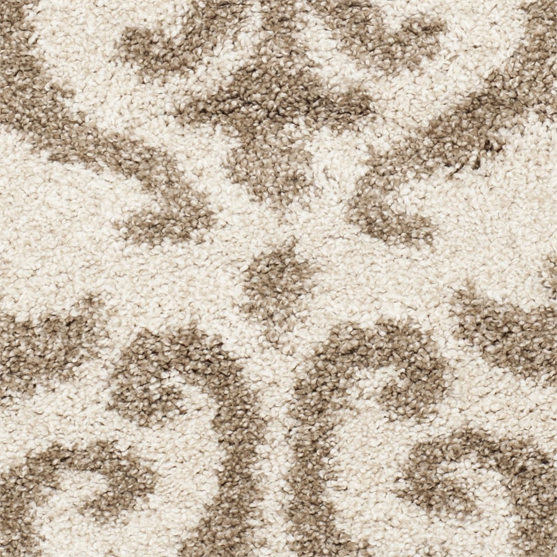 Safavieh Florida Shag 4' Round Power Loomed Rug