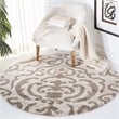 Safavieh Florida Shag 5' Round Power Loomed Rug