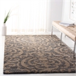 Safavieh Florida Shag 4' Square Power Loomed Rug