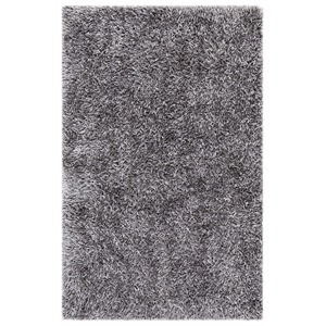 Safavieh Paris Shag 2' X 3' Hand Tufted Rug in Platinum and Ivory