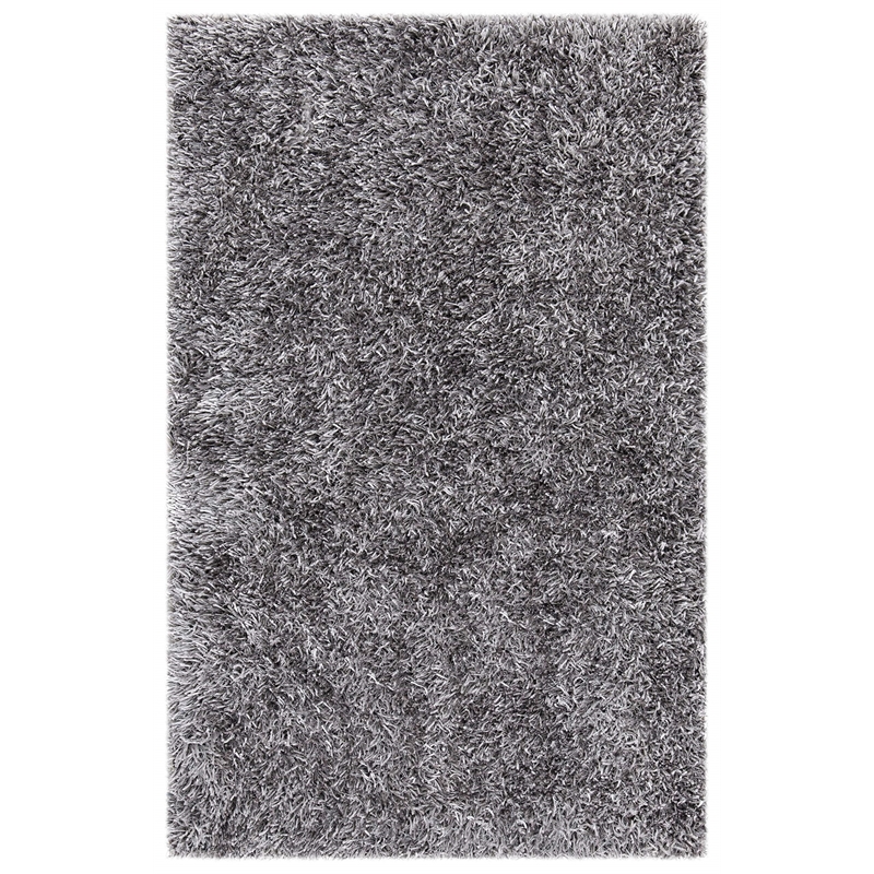 Safavieh Paris Shag 2' X 3' Hand Tufted Polyester Rug in Gray and Gray