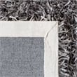 Safavieh Paris Shag 2' X 3' Hand Tufted Polyester Rug in Gray and Gray