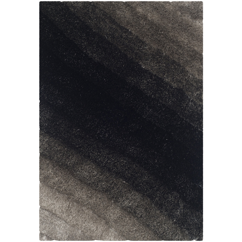Safavieh 3D Shag 2' X 3' Hand Tufted Rug in Silver