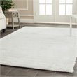 Safavieh 3D Shag 6' Round Hand Tufted Rug in Pearl