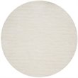 Safavieh 3D Shag 6' Round Hand Tufted Rug in Pearl