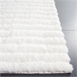 Safavieh 3D Shag 6' Square Hand Tufted Rug in Pearl