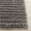 Safavieh 3D Shag 6' Round Hand Tufted Rug in Silver