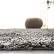 Safavieh Athens Shag 6' X 9' Power Loomed Rug in Dark Gray