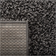 Safavieh Athens Shag 6' X 9' Power Loomed Rug in Dark Gray