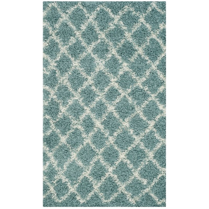 Safavieh Dallas Shag 6' Round Power Loomed Rug