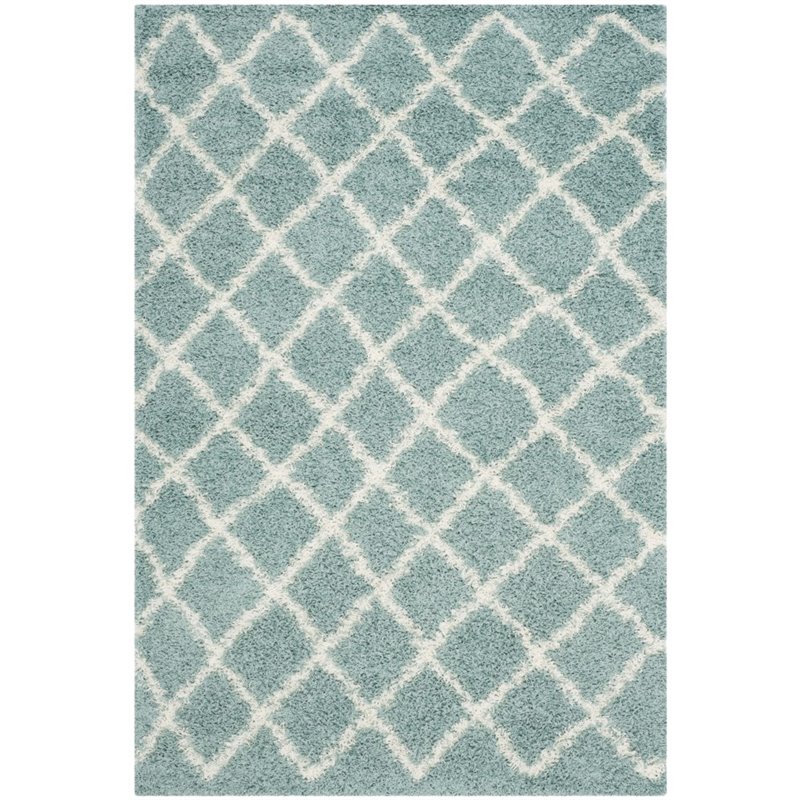 Safavieh Dallas Shag 6' Round Power Loomed Rug