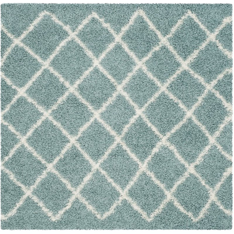 Safavieh Dallas Shag 6' Round Power Loomed Rug
