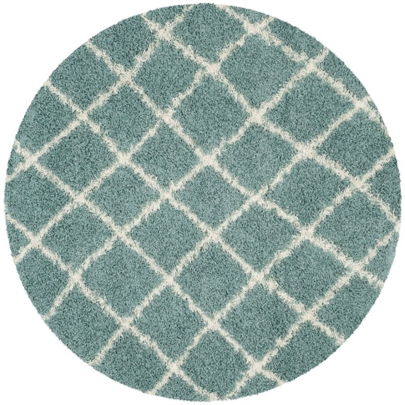 Safavieh Dallas Shag 6' Square Power Loomed Rug