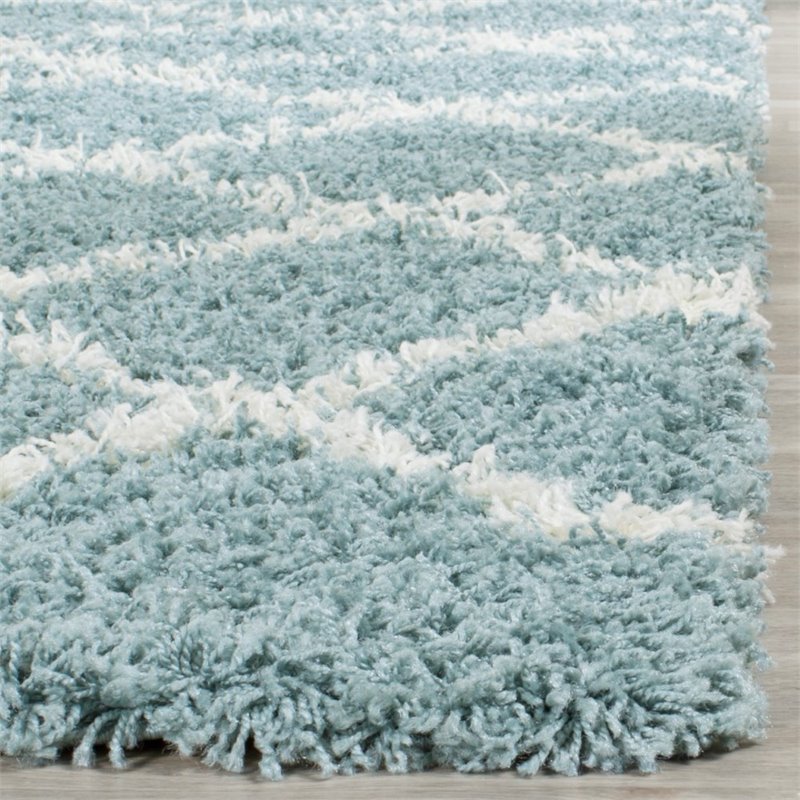 Safavieh Dallas Shag 6' Square Power Loomed Rug