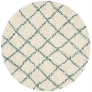 Safavieh Dallas Shag 6' Round Power Loomed Rug