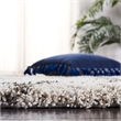 Safavieh Hudson Shag 6' X 9' Power Loomed Rug in Ivory and Gray