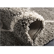 Safavieh Hudson Shag 11' X 15' Power Loomed Rug in Gray and Ivory