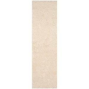 Safavieh Laguna Shag 4' X 6' Power Loomed Polypropylene Rug in Beige