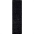 Safavieh Laguna Shag 3' X 5' Power Loomed Polypropylene Rug in Black