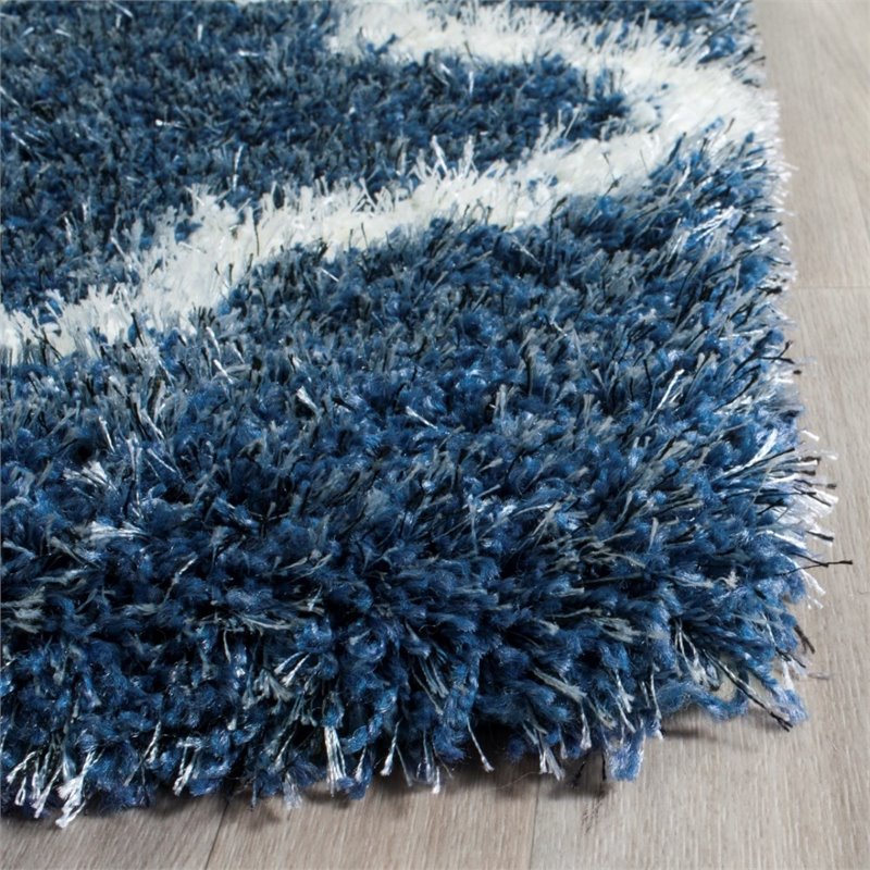 safavieh montreal shag 6'7&quot square power loomed rug