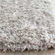 Safavieh Toronto Shag 3' X 5' Handmade Polyester Rug in Light Gray