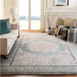 Safavieh Sofia 11' X 15' Power Loomed Rug in Light Gray and Blue