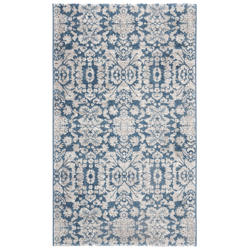 Safavieh Sofia 8' X 10' Power Loomed Rug in Blue and Beige