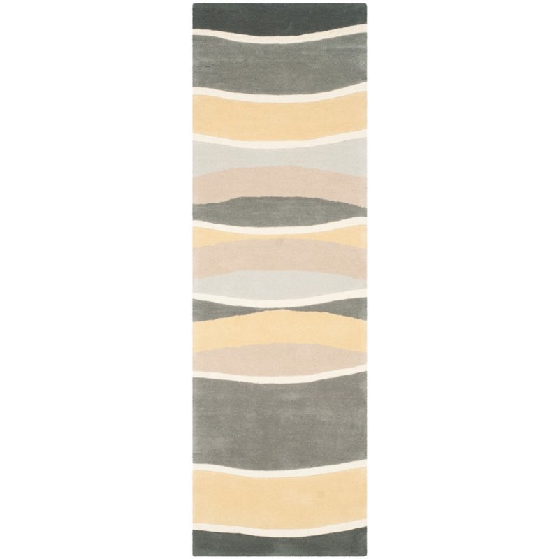 Safavieh Soho 5' X 8' Hand Tufted Wool Rug in Gray and Gold