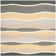 Safavieh Soho 5' X 8' Hand Tufted Wool Rug in Gray and Gold
