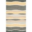 Safavieh Soho 6' Square Hand Tufted Wool Rug in Gray and Gold