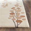 Safavieh Soho 6' Square Hand Tufted Wool Rug in Beige and Gray