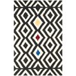 Safavieh Soho 2' X 3' Hand Tufted Wool Rug in Beige and Charcoal