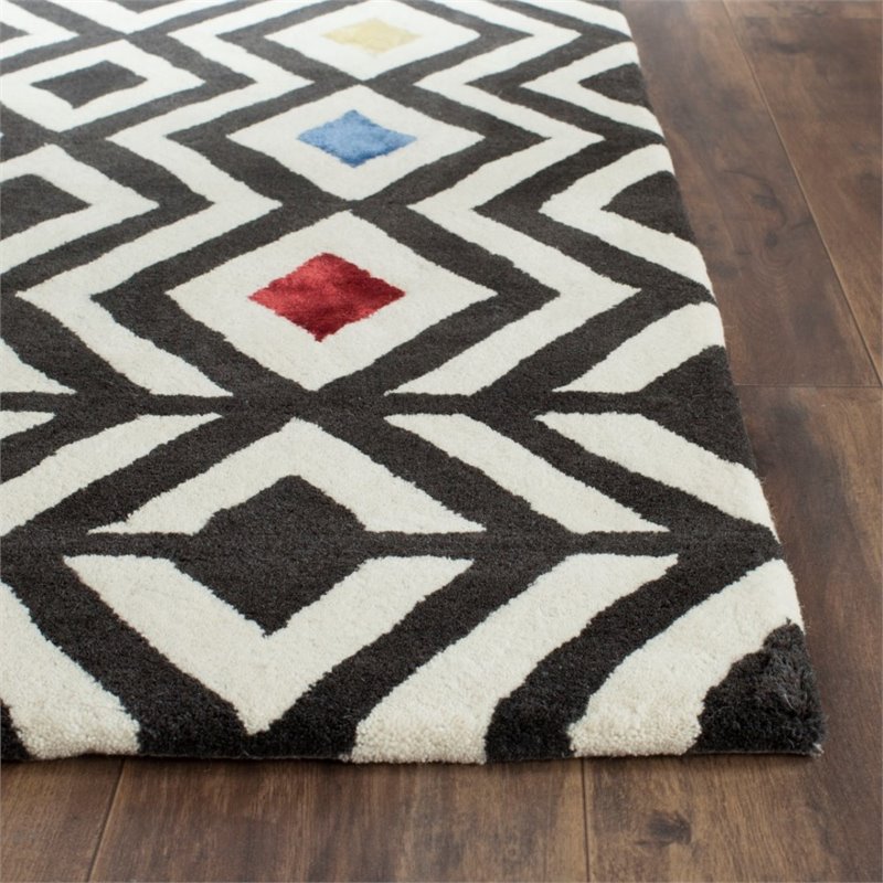 Safavieh Soho 6' Square Hand Tufted Wool Rug