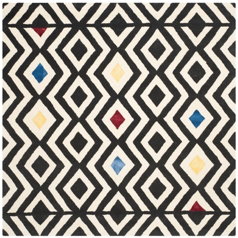 Safavieh Soho 6' Square Hand Tufted Wool Rug