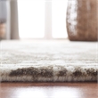 Safavieh Soho 6' Square Hand Tufted Wool Rug in Beige and Ivory