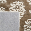 Safavieh Soho 6' Square Hand Tufted Wool Rug in Beige and Ivory