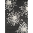 Safavieh Soho 2' X 3' Hand Tufted Wool Rug in Charcoal and Ivory