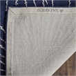 Safavieh Soho 2' X 3' Hand Tufted Wool Rug in Dark Blue and Ivory