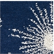 Safavieh Soho 2' X 3' Hand Tufted Wool Rug in Dark Blue and Ivory