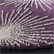 Safavieh Soho 8' Round Hand Tufted Wool Rug in Purple and Ivory