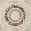 Safavieh Soho 8' Round Hand Tufted Wool Rug in Light Blue